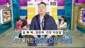 정준하, 건강 이상설 해명…“현재 몸무게 115㎏” 솔직 고백