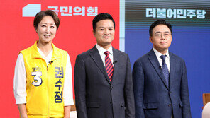 “정치경력 급조” “본인 귀책 보궐선거”…김태우·진교훈 TV토론 격돌