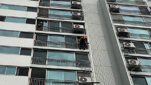 “아파트 10층 난간에 할머니가 앉아있어요”… 치매의심 90대 구조