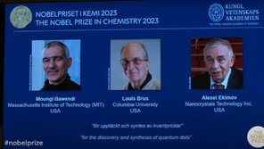 노벨화학상 “삼성 QLED의 아버지, 퀀텀닷 개발자 3명에게 돌아가”