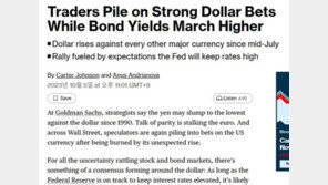 美국채수익률 급등, 국제시장 달러 강세에 풀베팅…원화 어쩌나