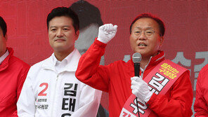 여야, 사전투표 마지막 날 강서구 찾아 ‘집중유세’…역대 최고 투표 열기