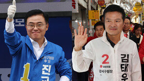 김태우 선거운동원에 욕설하고 주먹질…40대 남성 체포