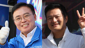 강서구 보궐선거 예측 조사…진교훈 51.7%, 김태우 41.6%