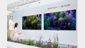 “모네의 풍경화, LG 올레드 에보로 감상하세요” 