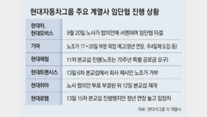 “현대차만 잔치” 계열사 임단협 진통 