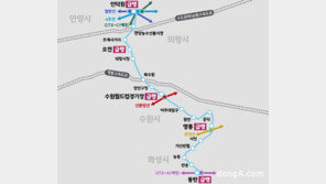 경기 남부권 관통 ‘인동선’ 연내 착공 목표 추진… GTX·월판선 환승 프리미엄 기대