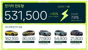 폭스바겐그룹, 9월까지 전기차 53만대 인도… 전년 대비 45% 급상승