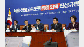 민주, 양평道 의혹에 “정부·여당 남탓 일관…국정조사 갈 수밖에”