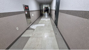 광주 오피스텔서 바닥 타일 들뜸 현상…입주민 대피 소동