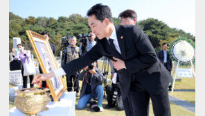 홍범도 장군 추모식 참석한 보훈장관 “공적-위상 의심 여지 없을 것”