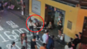 무면허 운전女, 경찰 보자 모르는 행인 손 잡고 도주 ‘황당’ (영상)