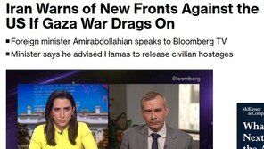 이란 “이스라엘 가자 계속 공격하면 새전선 형성될 것“ 참전 시사