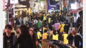 핼러윈 인파 이태원엔 한산…대신 홍대-강남역 몰려