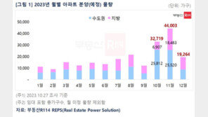 11월 아파트 분양 큰 장 열린다…전국 4만4003가구 예정