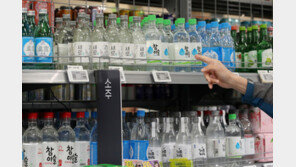 소주 ‘도미노 인상’ 현실화…“음식점 7000원 시대 오나”