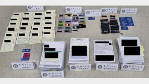 유령법인 73개로 굴린 돈이 무려 4조…대포통장 유통 일당 검거