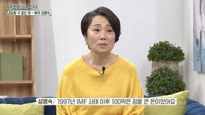 성병숙 “전 남편 사업부도로 100억 빚…父 쓰러지고 뇌 손상”