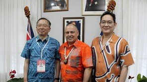 이재용, 남태평양 쿡 제도 방문…부산엑스포 유치 지원