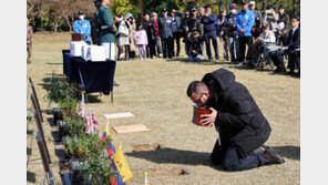 부산 유엔공원에 잠드는 콜롬비아 참전용사 