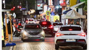 빵빵대고 칼치기… 걷기 겁나는 보행자 우선도로 