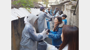 한파 녹이는 따뜻한 미소