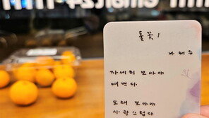 ‘꽃을 보듯 너를 본다’… 이마트24, 나태주 시인과 협업한 제주감귤 선봬
