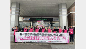 “정부, 예술교육 예산 50% 삭감…예술강사들 생계 우려”