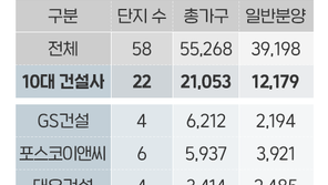 10대 건설사, 연말까지 2만 1000가구 공급