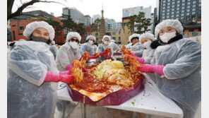 4인가족 배추 20포기 김장비용 19만2천원…안정세 지속