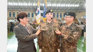 육군총장이 신병 수료식에… “확고한 대적관 견지해야”