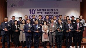 ‘CSV·ESG 포터상’ 영광의 얼굴들