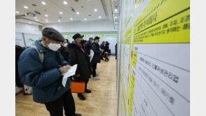 작년 일자리 87만개 증가, 절반이 60세이상 