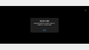 넷플릭스, IPTV·아이폰 등에서 한때 접속 오류…“현재 복구 완료”