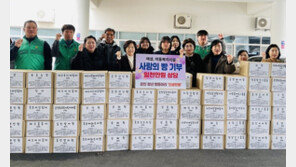 아동·여성복지시설에 빵 3천개 기부한 강진 청년들