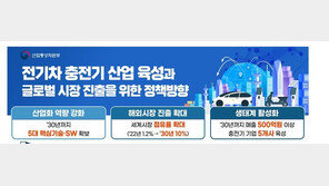 산업부 “2030년 전기차 충전산업 세계 점유율 10% 목표”