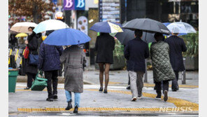 12월인데 전국 대부분 겨울비…최대 100㎜[내일날씨]