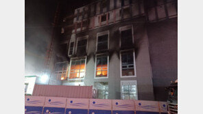 울산 중구 오피스텔 신축 공사현장 불…신원불상 1명 숨져