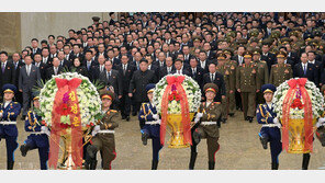 김정은, 김정일 사망 12주기 맞아 금수산태양궁전 참배