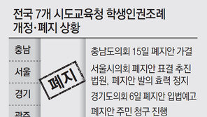 서울 학생인권조례 폐지안 법원서 제동 