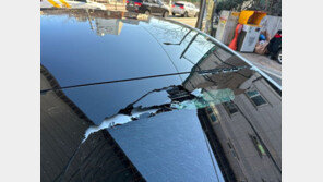 한파 오자 테슬라 ‘와장창’…뒷유리 파손 제보 잇따라