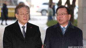 이재명 “힘 모아 같이” 김부겸 “범진보 아울러”…오찬 회동