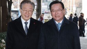 이재명 만난 김부겸 “준연동형 지키고 이낙연 만나야”
