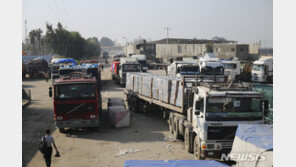 요르단발 첫 구호품 가자로…키프로스 해상 통로도 검토