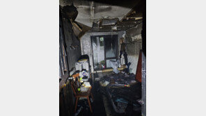 밀양 한 아파트 ‘냄새 제거 향초 피우고 자다’ 불…1명 경상