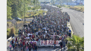 “국경 문턱 높이기 전에 미국으로”… 美입국 서두르는 중미 이민자들 