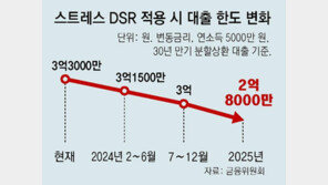 年소득 5000만원, 내년 2월부터 대출한도 1500만원 줄어