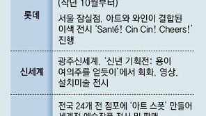 매출 한파 백화점들 “매장에 예술 입혀 고객 모시자” 