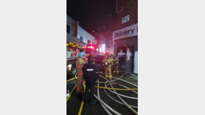 ‘배달 오토바이 시끄럽다’…건물에 방화 40대 검거