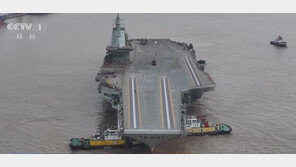 中CCTV, 세 번째 항모 푸젠호 캐터펄트 완성 모습 공개